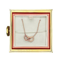 Forever Rose Box & Engraved Heart Necklace (Premium Edition)
